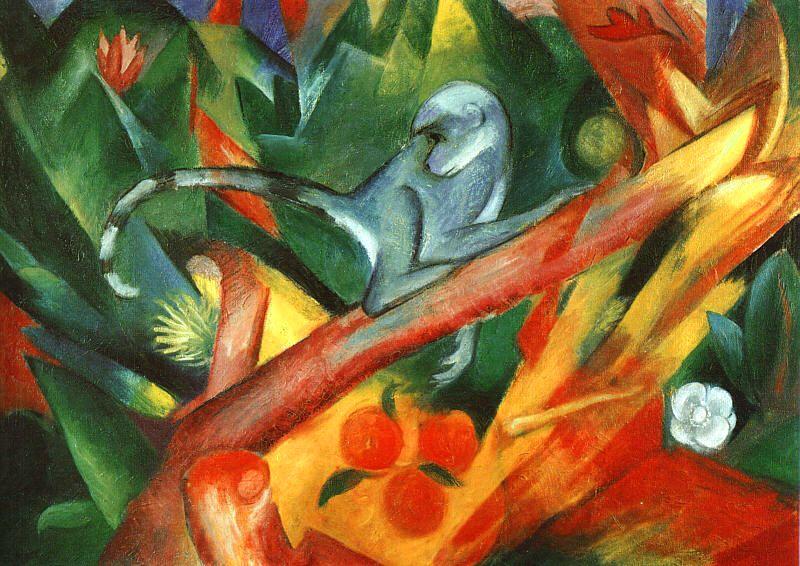 Franz Marc The Monkey  aaa oil painting image